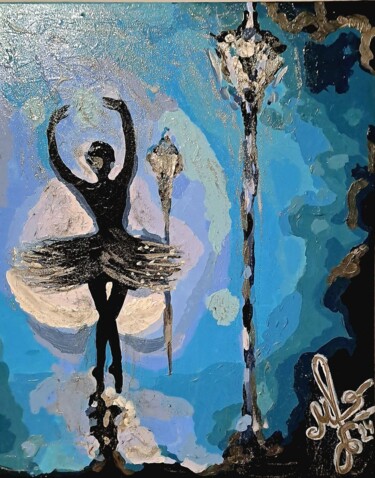 绘画 标题为“dancing in the dark” 由Katarina M, 原创艺术品, 丙烯