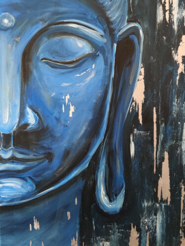 绘画 标题为“Buddha” 由Aleksandra Svetlichnaya, 原创艺术品, 丙烯