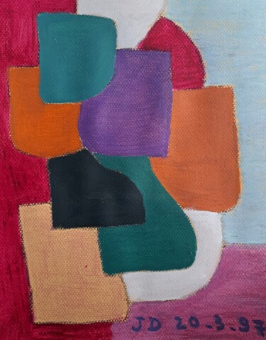 Peinture intitulée "Abstrait Remasterisé" par Jacques Desvaux (JD), Œuvre d'art originale, Acrylique