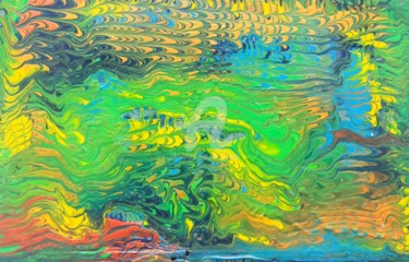 Design intitulée "Le chimpanzé vert ©" par Bega, Œuvre d'art originale, Meuble