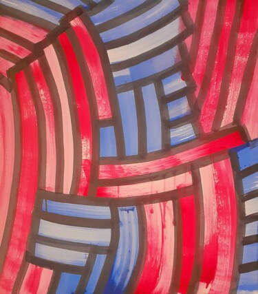 Schilderij getiteld "罗马" door Zhao Le Men, Origineel Kunstwerk, Gouache