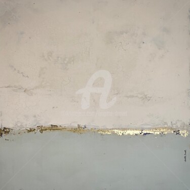 Golden time Painting titled "Golden time" by Brigitte Dravet, Original Artwork, Acrylic Mounted on Wood Stretcher frame