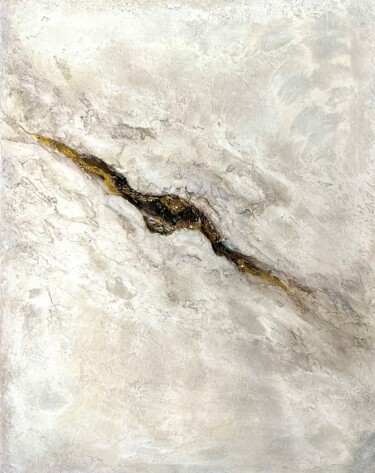 Painting titled "First scar" by Viktoria Kuprina, Original Artwork, Acrylic