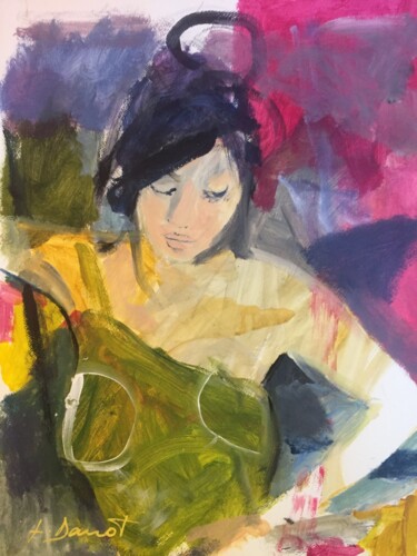 Peinture intitulée "sans titre" par Jenny Darrot, Œuvre d'art originale, Acrylique