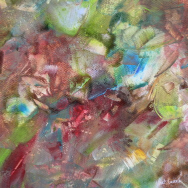 Schilderij getiteld "Nostalgia" door Vinet-Larente, Origineel Kunstwerk, Gouache
