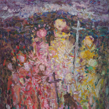 Peinture intitulée "des illusions" par Christophe Dupin, Œuvre d'art originale, Pastel