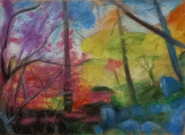 Pintura titulada "Síntesis Naturaleza…" por Jose Oña Jurado, Obra de arte original, Oleo