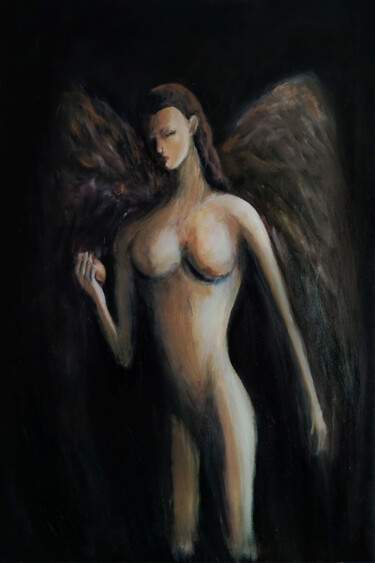 Painting titled "Eris" by Yehor Bulbak, Original Artwork, Oil