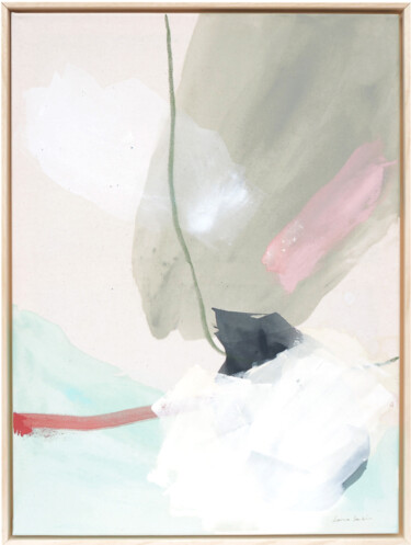 Painting titled "C2302" by Laura Soulier, Original Artwork, Acrylic Mounted on Wood Stretcher frame