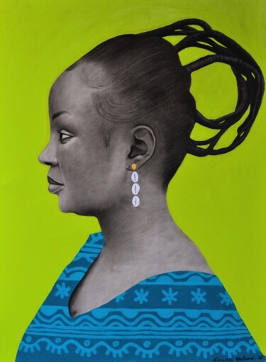 Peinture intitulée "EWA iii" par Pelumi Fasasi, Œuvre d'art originale, Acrylique