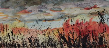 绘画 标题为“Tramonto_04” 由Francesco Damosso, 原创艺术品, 颜料