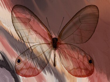 Glass Wings 1 Digital Arts titled "Glass Wings 1" by Roxana Ferllini, Original Artwork, Digital Painting