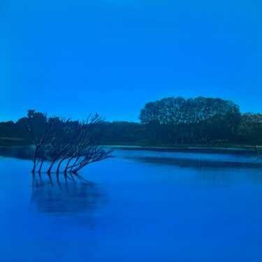 Malerei mit dem Titel "Echoes Of Us" von Linda Mcfetridge, Original-Kunstwerk, Acryl Auf Keilrahmen aus Holz montiert