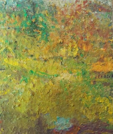Painting titled "Nature sauvage 2"" by Nicole Salpetrier, Original Artwork, Oil