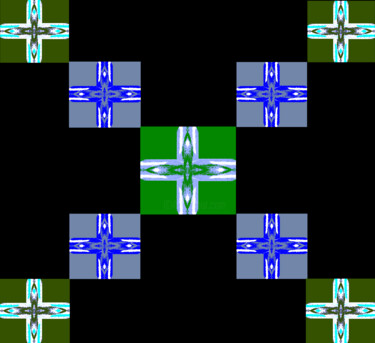 摄影 标题为“X+ Or +X  [Through…” 由Ken Lerner, 原创艺术品, 数码摄影