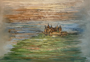 Burg Hohenzollern Abstrakt Peinture intitulée "Burg Hohenzollern A…" par Maryna Shefer, Œuvre d'art originale, Huile