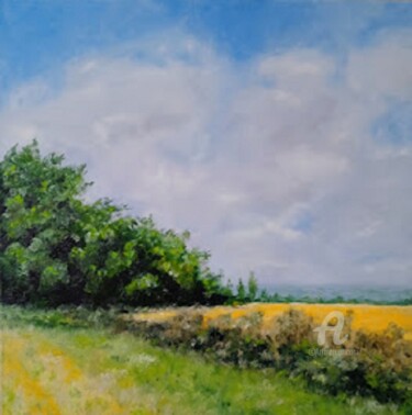 Peinture intitulée "Les mures" par Erik Rabot, Œuvre d'art originale, Huile Monté sur Châssis en bois