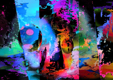 Digitale Kunst getiteld "Symphony" door Amanda Erika Geyer, Origineel Kunstwerk, Digitaal Schilderwerk