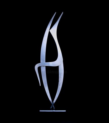 Sculpture titled "Harmonie" by Daniel Perreu, Original Artwork, Stainless Steel