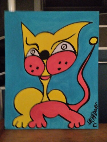 Peinture intitulée "audace" par Salvadore C, Œuvre d'art originale, Acrylique Monté sur Châssis en bois
