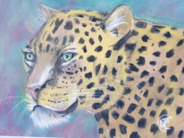 Dessin intitulée "Les griffes de la n…" par Philippe Vignaux, Œuvre d'art originale, Pastel