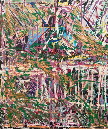 Peinture intitulée "Bury the Lede" par Melissa Davies, Œuvre d'art originale, Acrylique