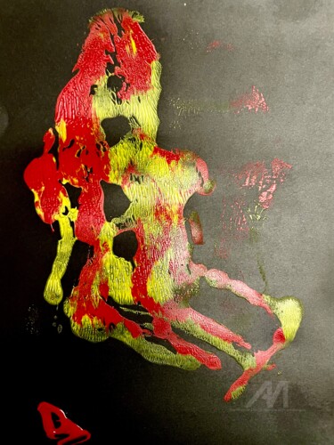 绘画 标题为“Nue série 1 #4” 由Julien Danaux (Artdanaux), 原创艺术品, 水彩
