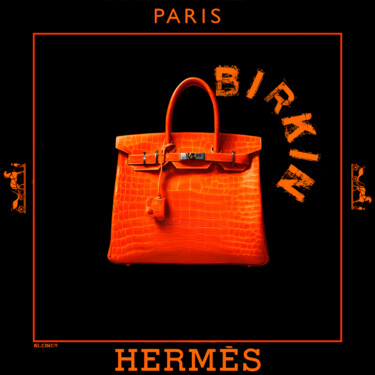 제목이 "hermès birkin 2"인 미술작품 Dominique Kleiner로, 원작, 디지털 페인팅