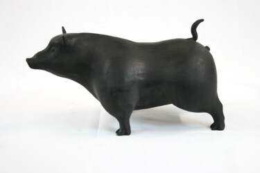 雕塑 标题为“Boar” 由Roberto Barbuti, 原创艺术品, 兵马俑