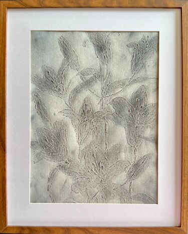 Lilies White flower Acrylic Original Painting Painting titled "Lilies White flower…" by Iryna Antoniuk (IRENA TONE), Original Artwork, Acrylic
