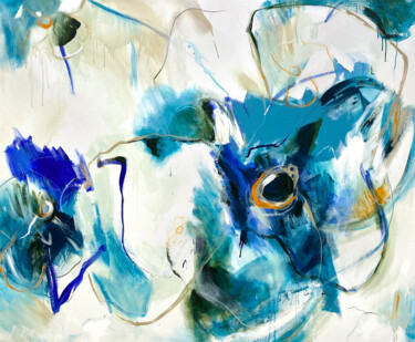 Schilderij getiteld "Velvet Scent" door Cheryl Harrison, Origineel Kunstwerk, Acryl