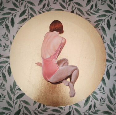 Painting titled "Kátharsis" by Valentina Porcelli, Original Artwork, Acrylic Mounted on Wood Stretcher frame