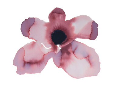 Floral No. 30 绘画 标题为“Floral No. 30” 由Elizabeth Becker, 原创艺术品, 水彩