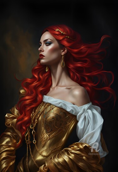 Arts numériques intitulée "Regal" par Hazel, Œuvre d'art originale, Peinture numérique