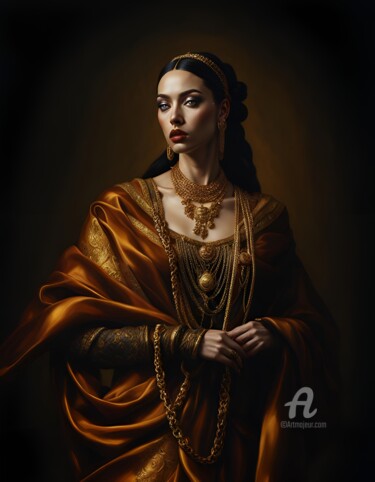 Arts numériques intitulée "Imperial" par Hazel, Œuvre d'art originale, Peinture numérique