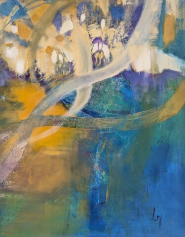 Peinture intitulée "Entrailles de la te…" par Laurent Maameri, Œuvre d'art originale, Huile