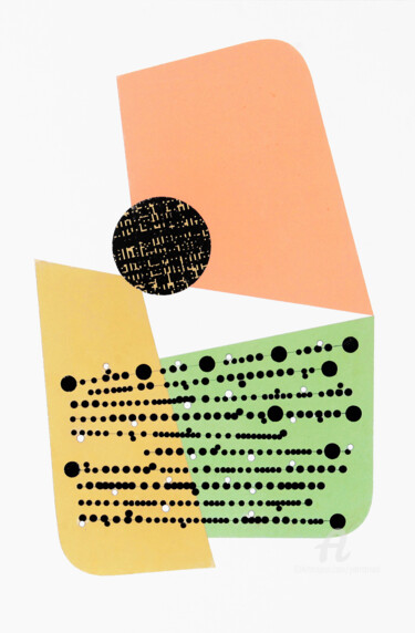 Arranged Place 6. 拼贴 标题为“Arranged Place 6.” 由Petr Strnad, 原创艺术品, 拼贴
