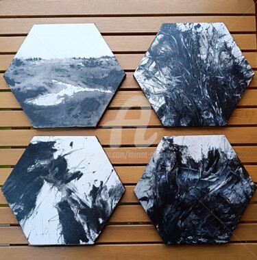 Peinture intitulée "Paysages" par Laurent Chabrillat, Œuvre d'art originale, Acrylique