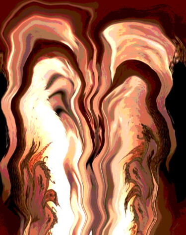 数字艺术 标题为“Digital abstract No…” 由Shahriar Aghakhani, 原创艺术品, 数字油画