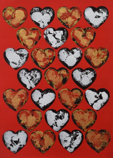 Full of Love Printmaking titled "Full of Love" by Małgorzata Wartołowicz (Margot Sophie), Original Artwork, Digital Print