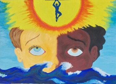 绘画 标题为“Rêve de métis” 由Sonia Verin, 原创艺术品, 油
