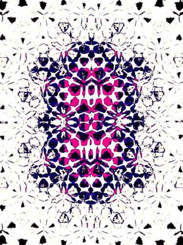 摄影 标题为“Geometric 203a3x6” 由Ken Lerner, 原创艺术品, 数码摄影