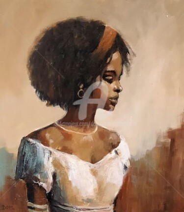 Painting titled "Tombouctou" by Dominique Bonhommet, Original Artwork, Acrylic