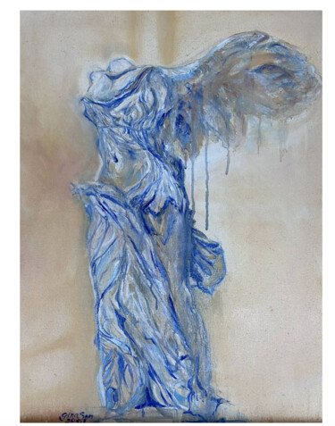 Peinture intitulée "Winged Victory of S…" par Gina Son, Œuvre d'art originale, Huile
