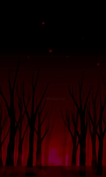 Digital Arts titled "Color out of space" by Andrey Elenev, Original Artwork, Digital Painting