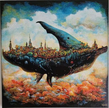 Painting titled "Arche (1) du Nouvea…" by Moraan Forge, Original Artwork, Acrylic