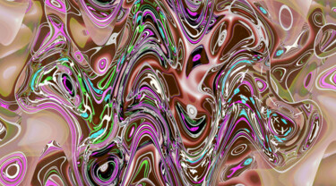 数字艺术 标题为“Digital abstract No…” 由Shahriar Aghakhani, 原创艺术品, 数字油画