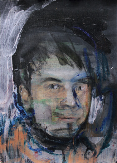 Painting titled "Atypical state I" by Miloš Hronec, Original Artwork, Oil