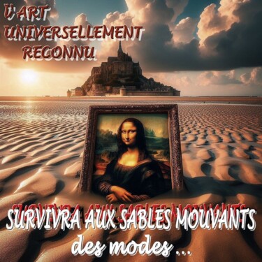 Digital Arts titled "ART RECONNU" by Pierre Peytavin, Original Artwork, AI generated image