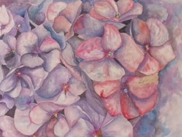 绘画 标题为“Flower 🌺” 由Viktoria Palamarchuk, 原创艺术品, 水彩